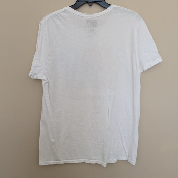MTV music television tie dye on white t-shirt Large EUC - Picture 4 of 9